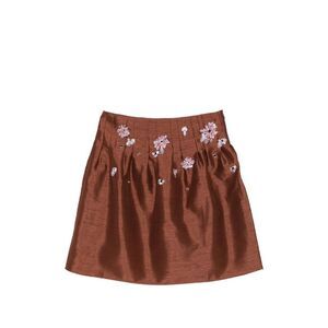 Shushu/Tong Brown Skirts - Pleated Skirts Women